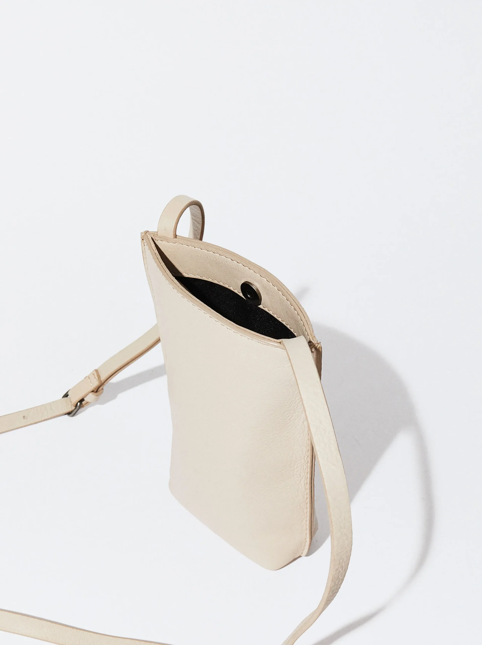 PARFOIS Exclusivo Online - Bolso Para Móvil De Piel Crudo New
