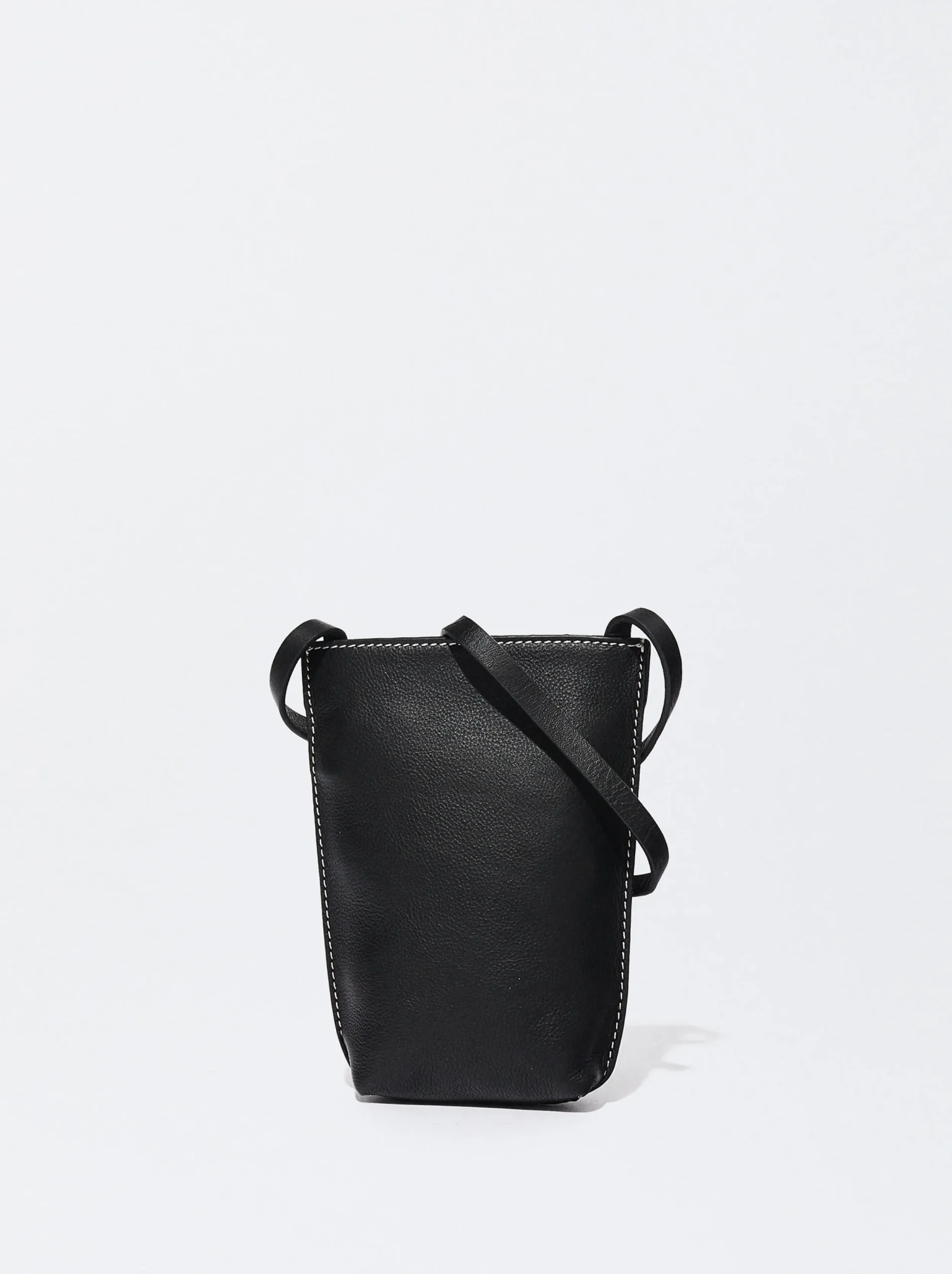 PARFOIS Exclusivo Online - Bolso Para Móvil De Piel Negro Online