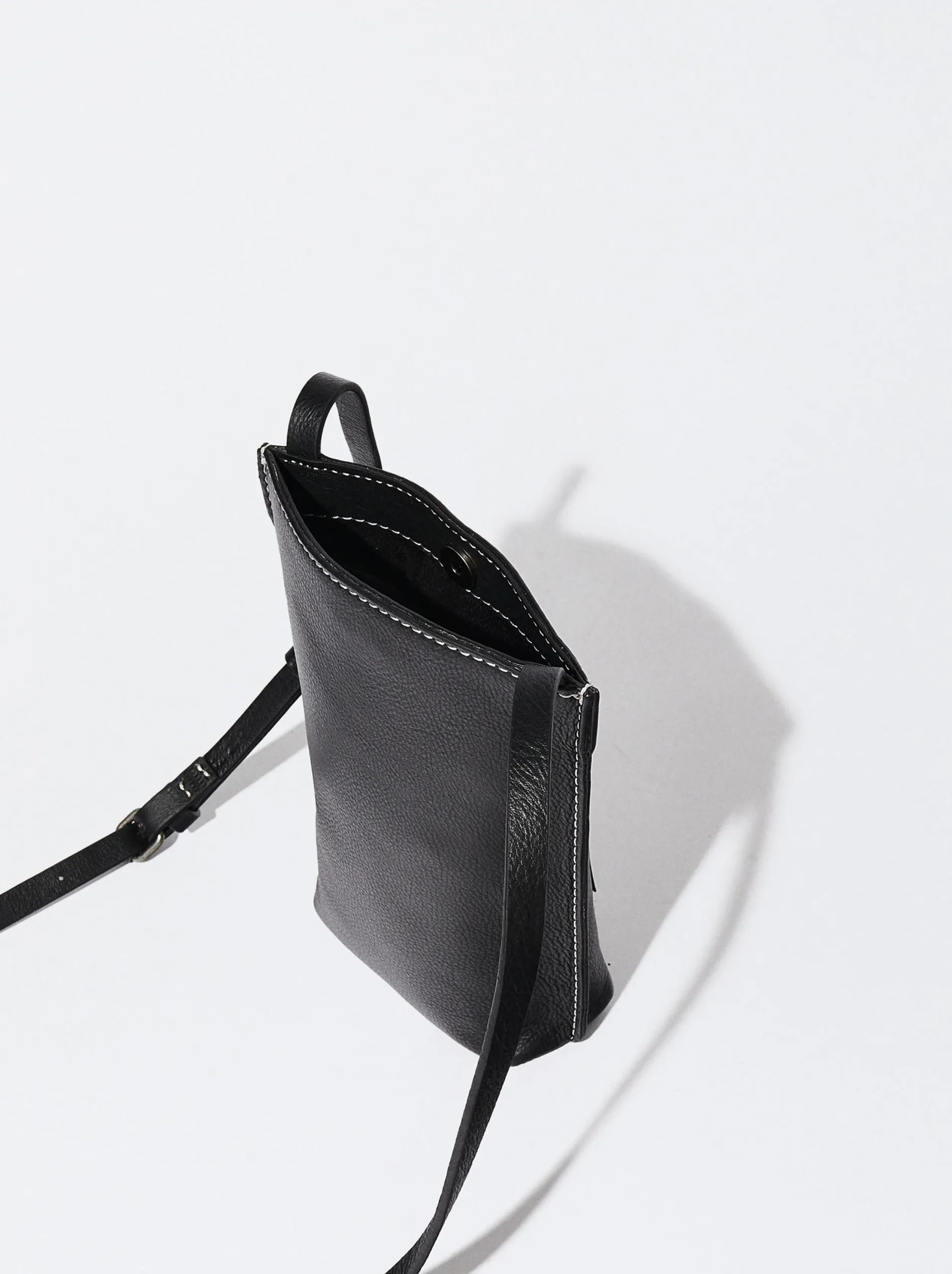 PARFOIS Exclusivo Online - Bolso Para Móvil De Piel Negro Online