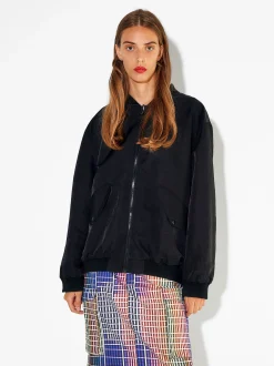 PARFOIS Exclusivo Online - Bomber Con Bolsillos Negro Best Sale