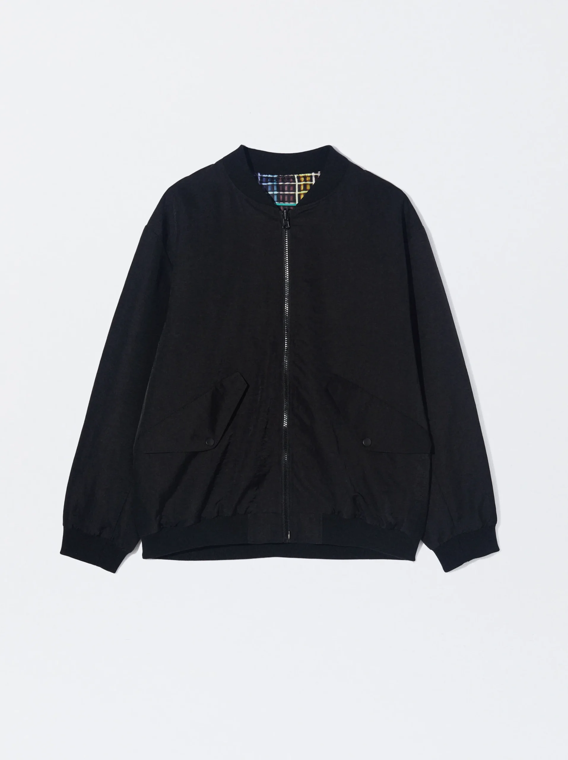PARFOIS Exclusivo Online - Bomber Con Bolsillos Negro Best Sale