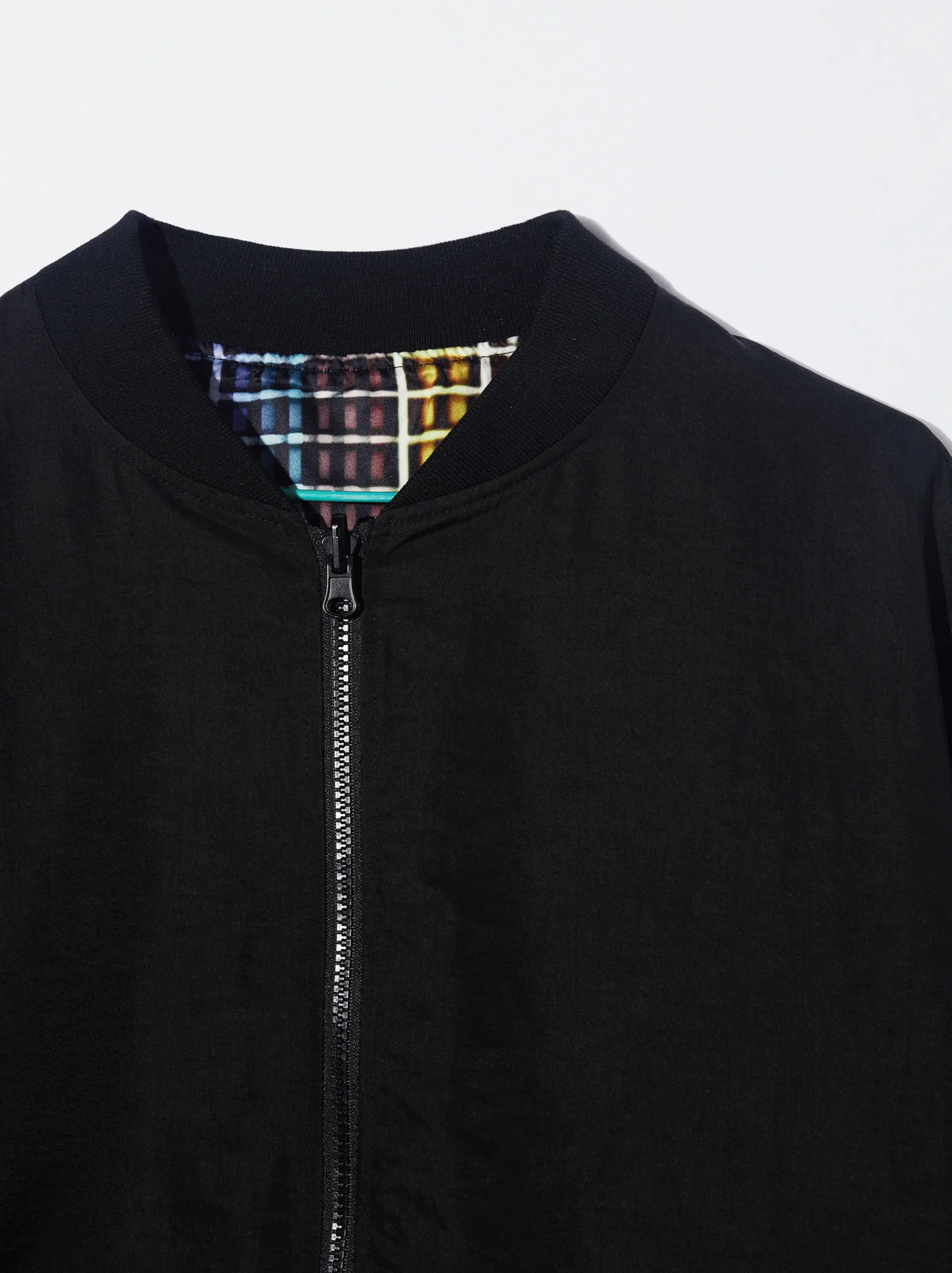PARFOIS Exclusivo Online - Bomber Con Bolsillos Negro Best Sale