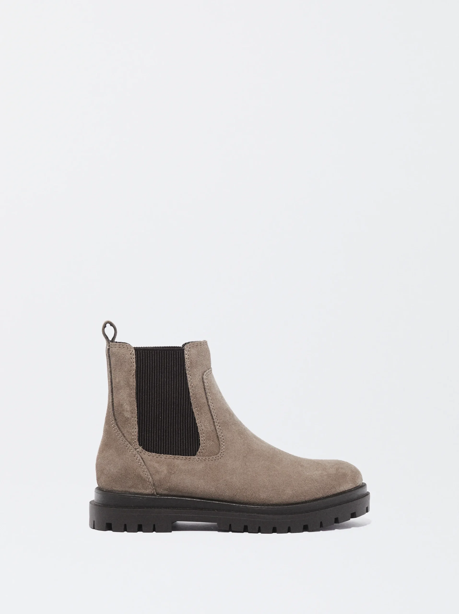 PARFOIS Exclusivo Online - Botín Plano De Piel Beige Flash Sale
