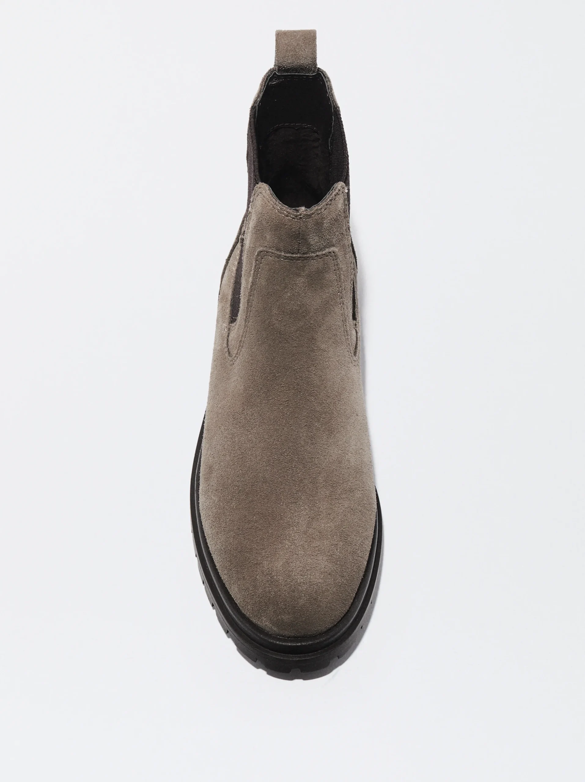 PARFOIS Exclusivo Online - Botín Plano De Piel Beige Flash Sale