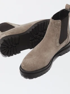 PARFOIS Exclusivo Online - Botín Plano De Piel Beige Flash Sale