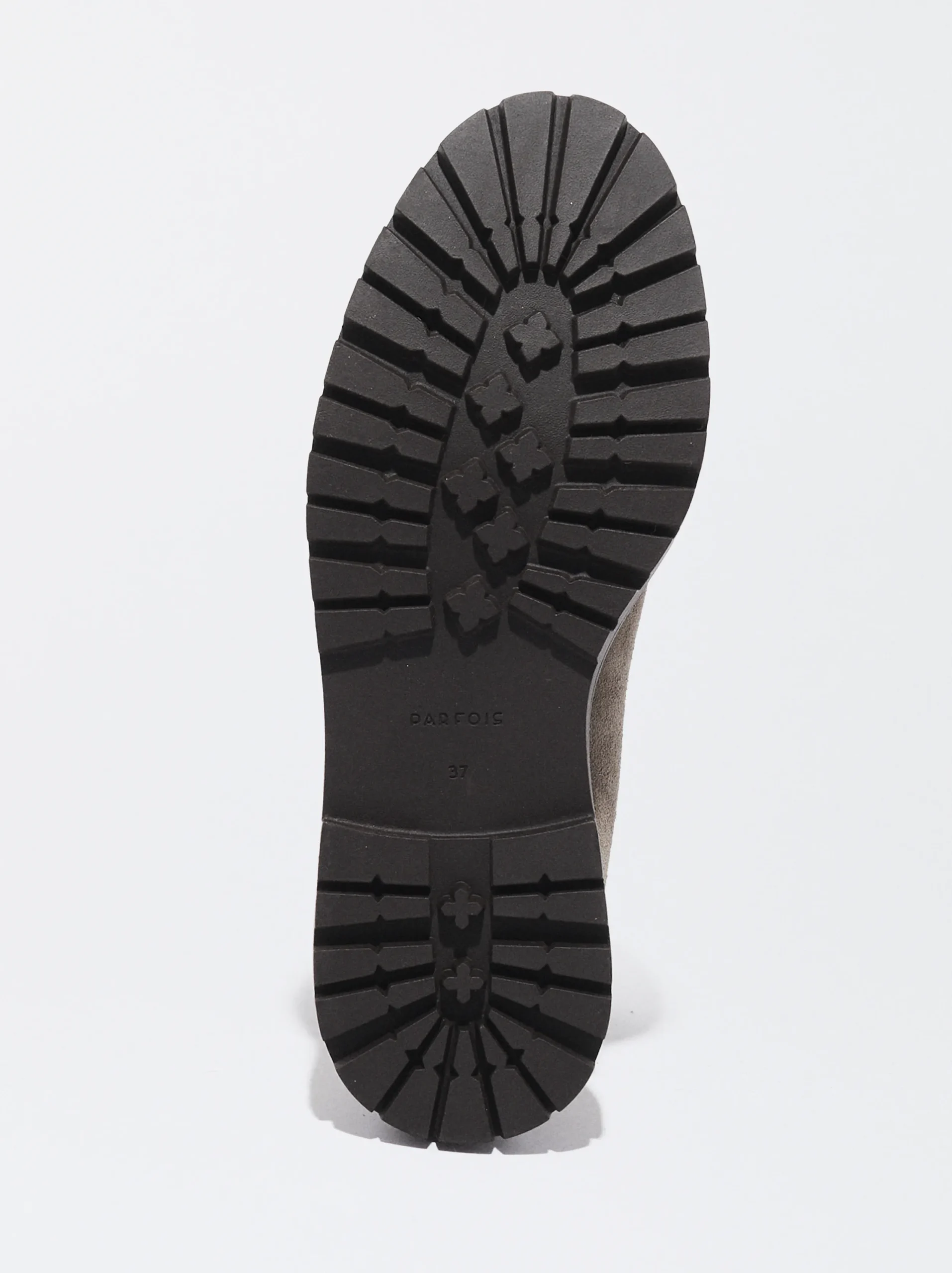 PARFOIS Exclusivo Online - Botín Plano De Piel Beige Flash Sale