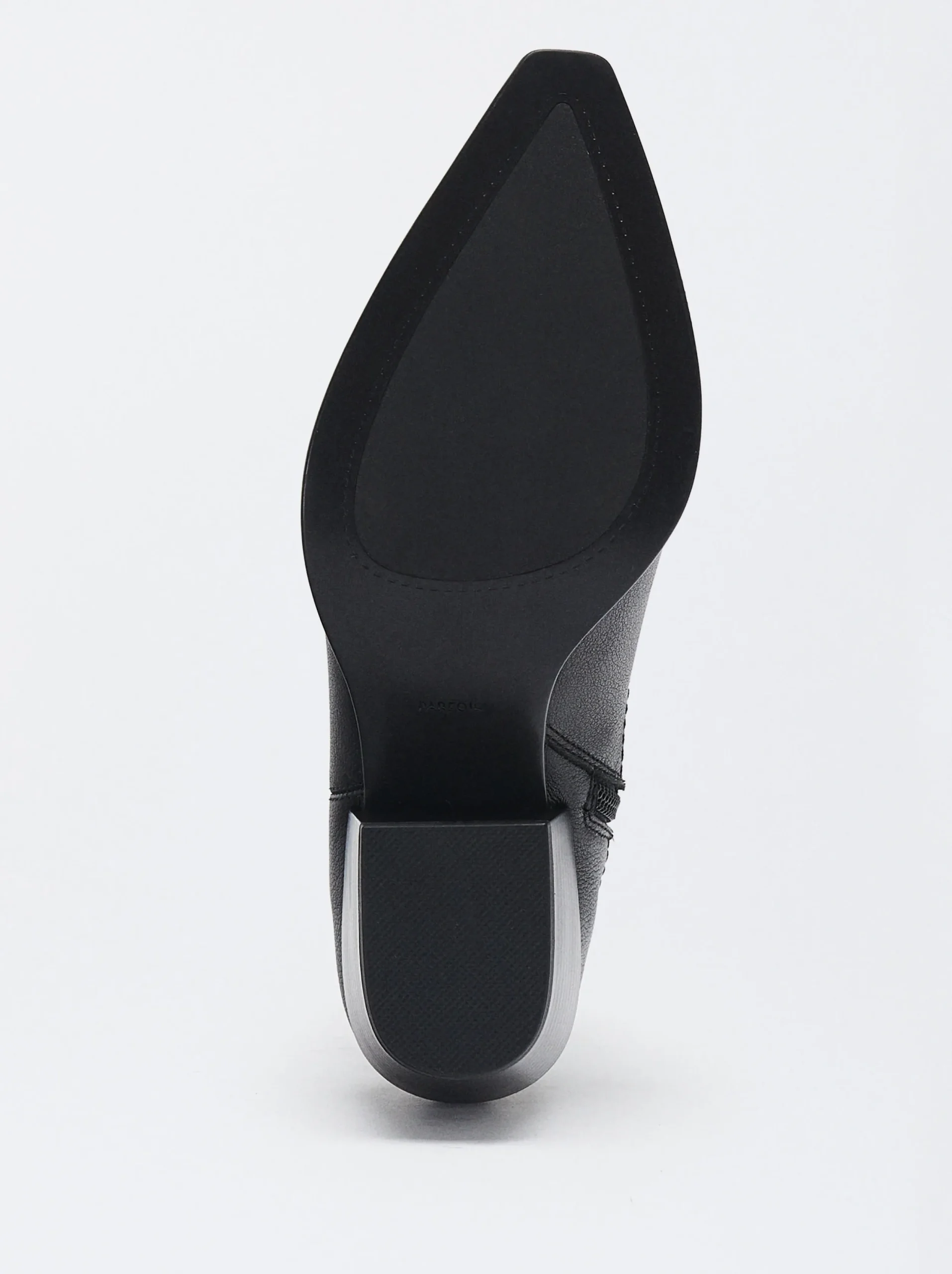 PARFOIS Exclusivo Online - Botín Cowboy De Piel Negro Best Sale