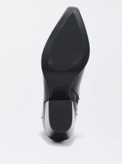 PARFOIS Exclusivo Online - Botín Cowboy De Piel Negro Best Sale