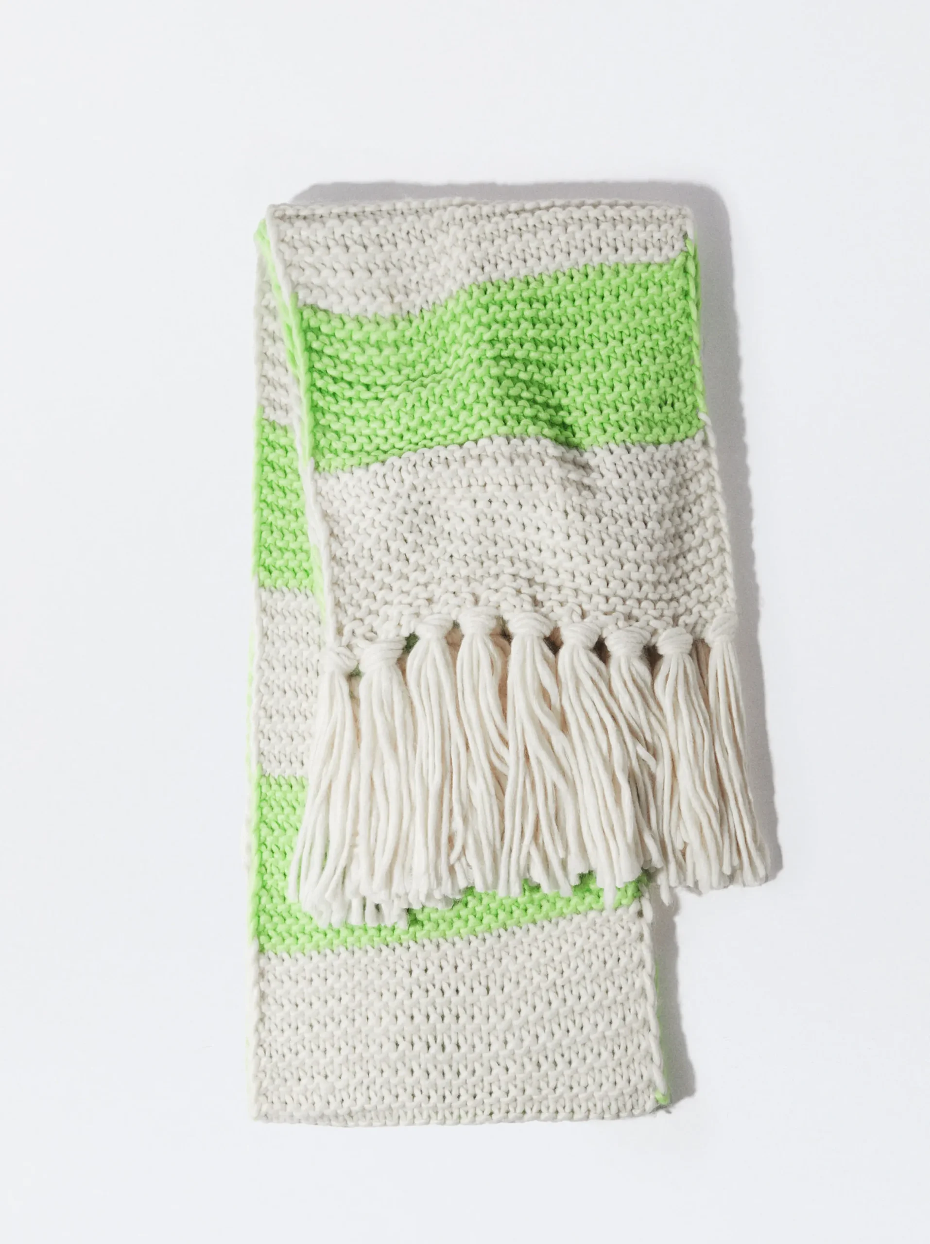 PARFOIS Exclusivo Online - Bufanda Bicolor Con Flecos Multicor Clearance