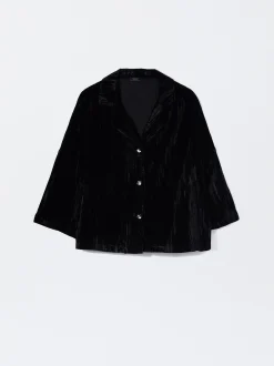 PARFOIS Exclusivo Online - Camisa De Terciopelo Negro New