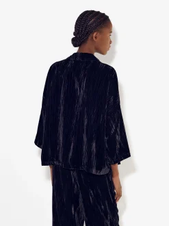 PARFOIS Exclusivo Online - Camisa De Terciopelo Negro New
