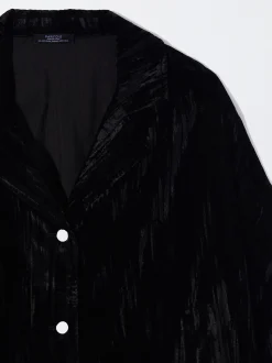 PARFOIS Exclusivo Online - Camisa De Terciopelo Negro New