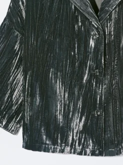 PARFOIS Exclusivo Online - Camisa De Terciopelo Gris Shop