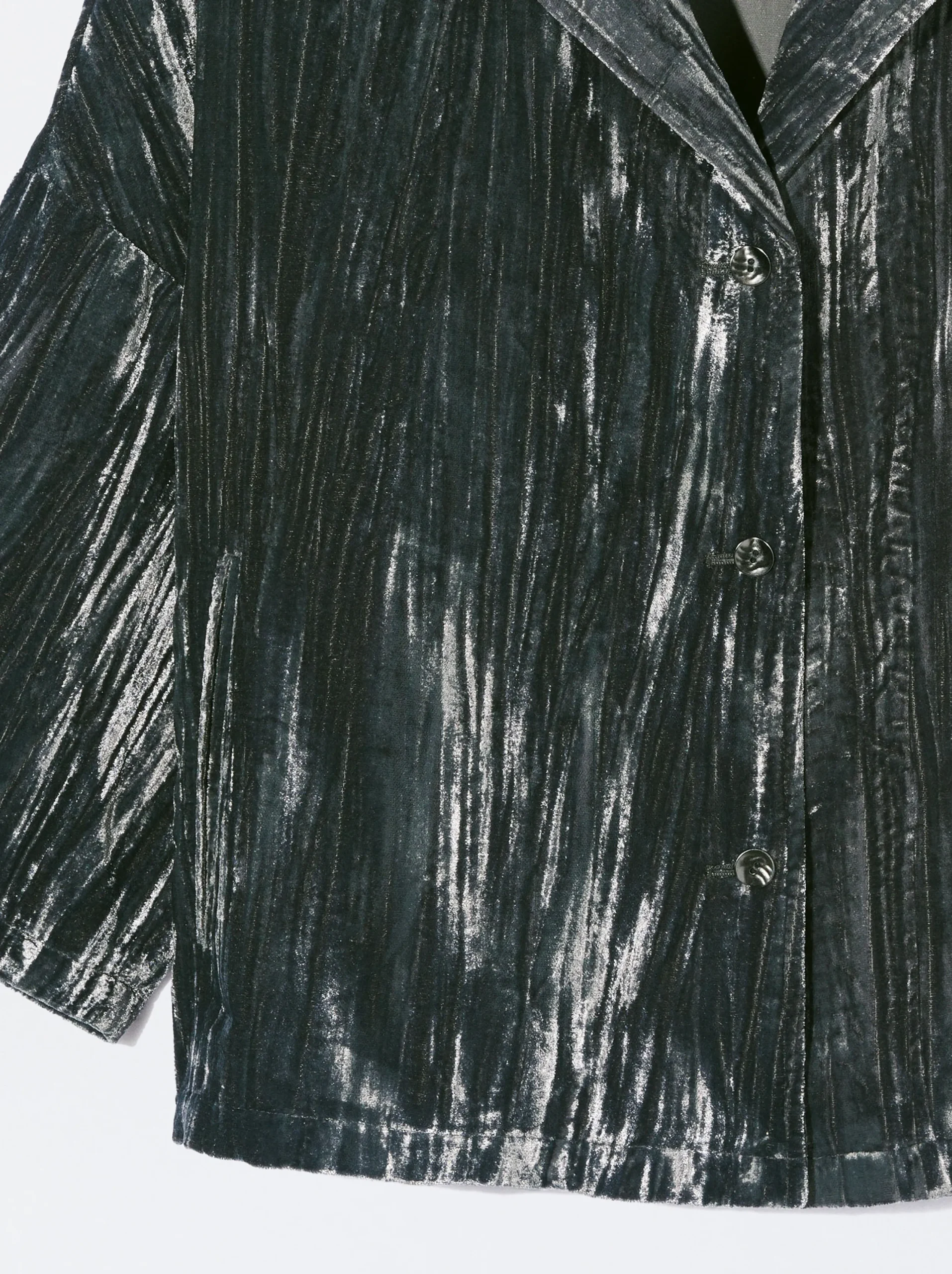 PARFOIS Exclusivo Online - Camisa De Terciopelo Gris Shop