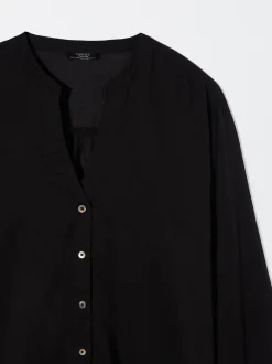 PARFOIS Exclusivo Online - Camisa Algodón Manga Larga Negro Discount