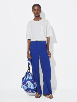 PARFOIS Exclusivo Online - Camiseta Algodón Con Bolsillo Blanco Clearance