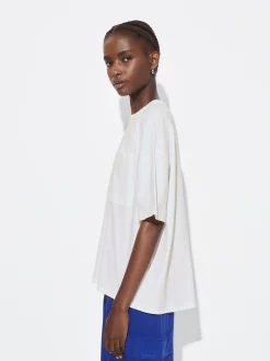 PARFOIS Exclusivo Online - Camiseta Algodón Con Bolsillo Blanco Clearance