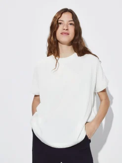 PARFOIS Exclusivo Online - Camiseta Lyocell Blanco Cheap