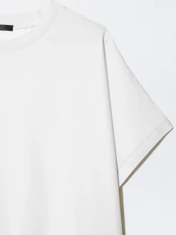 PARFOIS Exclusivo Online - Camiseta Lyocell Blanco Cheap