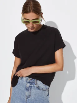 PARFOIS Exclusivo Online - Camiseta Lyocell Negro New