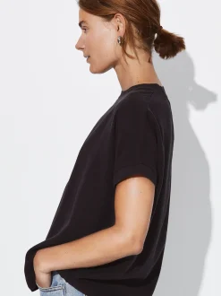 PARFOIS Exclusivo Online - Camiseta Lyocell Negro New