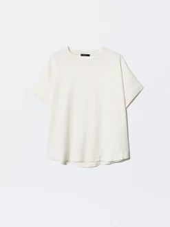 PARFOIS Exclusivo Online - Camiseta Lyocell Crudo Discount