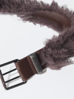 PARFOIS Exclusivo Online - Cintur&oacute;n Con Pelo Violeta Outlet