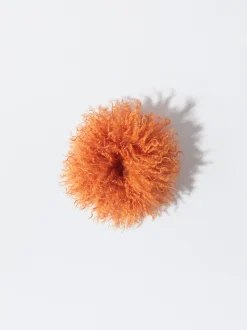 PARFOIS Exclusivo Online - Coletero Fruncido Con Pelo Naranja Clearance