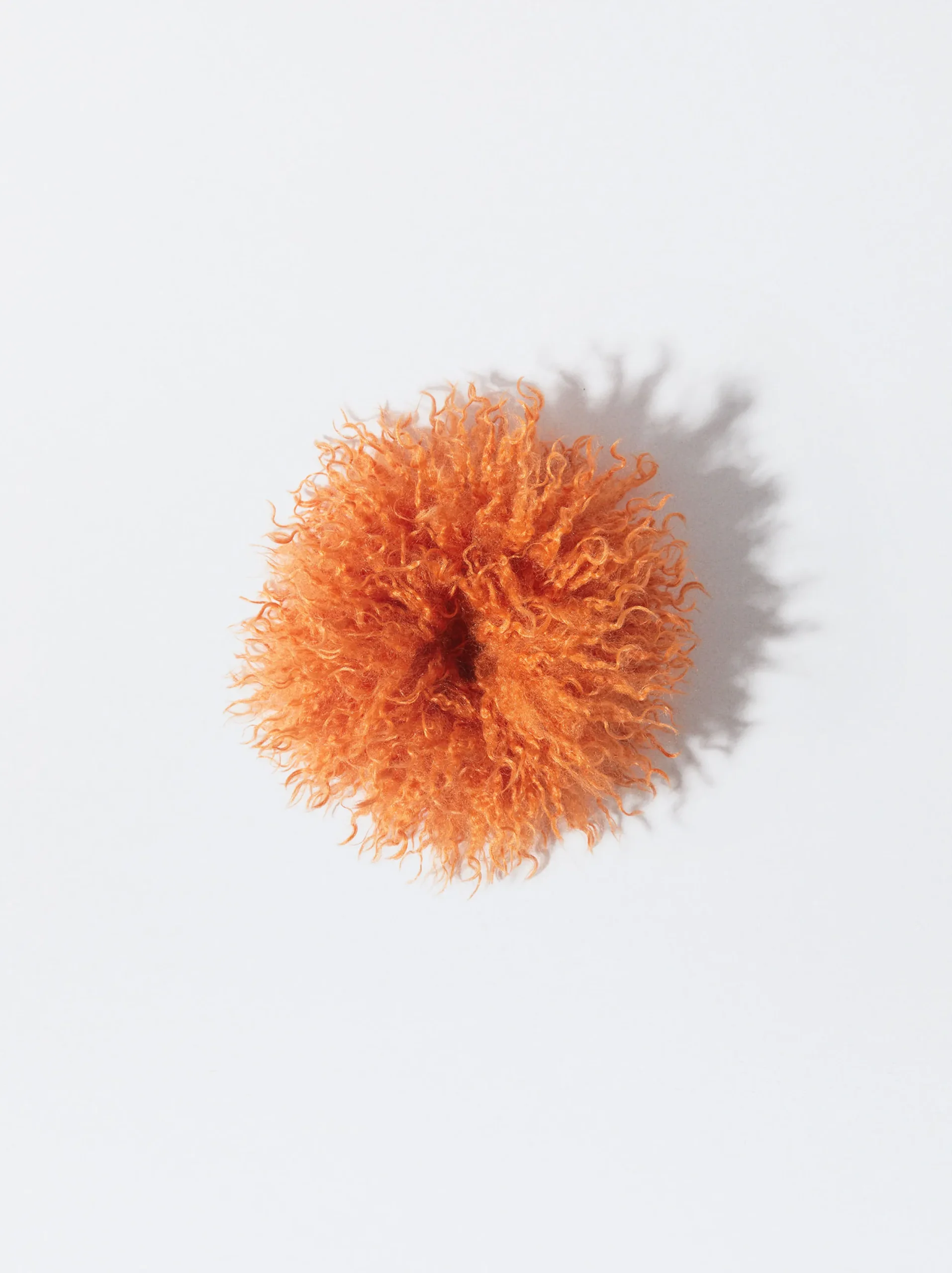 PARFOIS Exclusivo Online - Coletero Fruncido Con Pelo Naranja Clearance