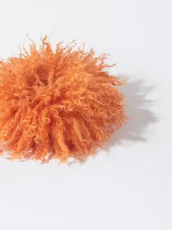 PARFOIS Exclusivo Online - Coletero Fruncido Con Pelo Naranja Clearance