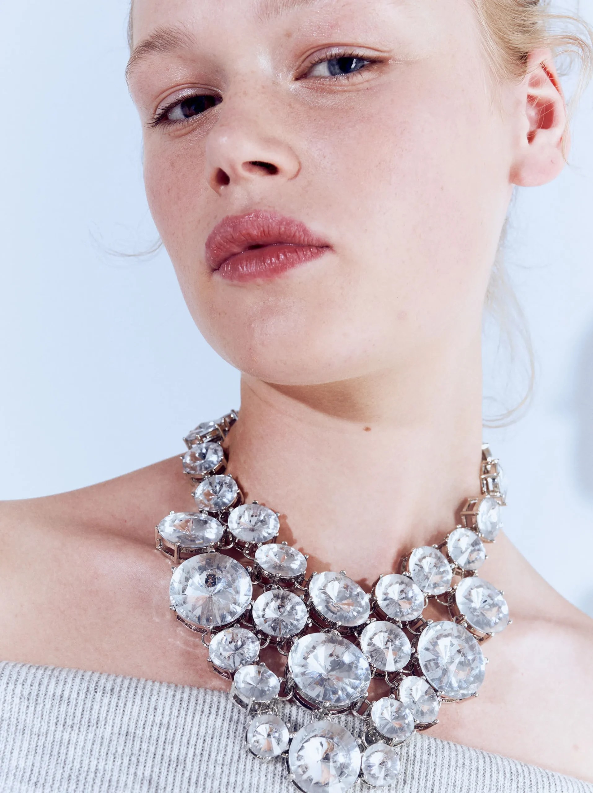 PARFOIS Exclusivo Online - Collar Ajustable Maxi Brillo Plateado Shop