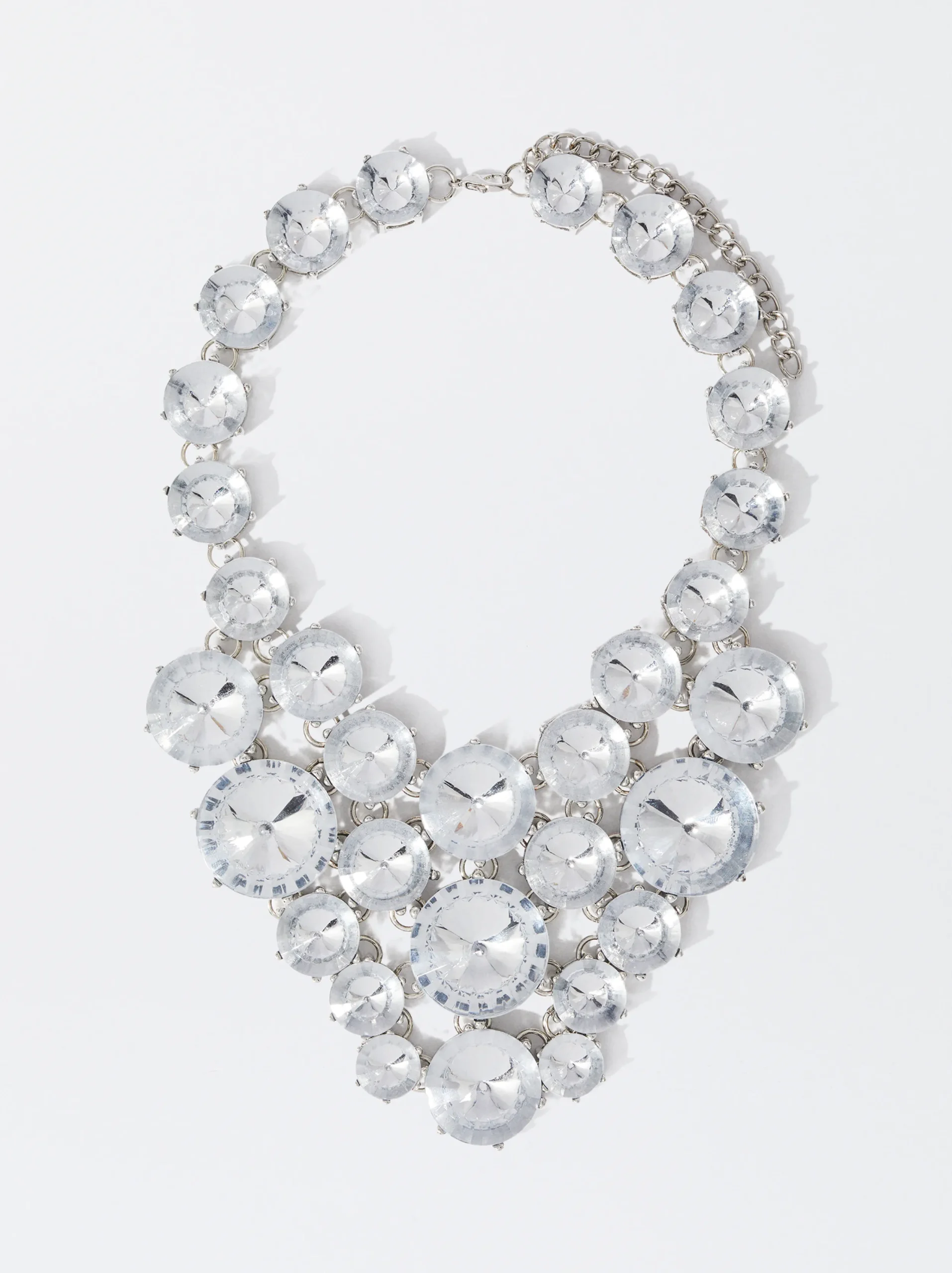 PARFOIS Exclusivo Online - Collar Ajustable Maxi Brillo Plateado Shop