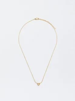 PARFOIS Exclusivo Online - Collar Personalizable Acero Corazón Dorado New