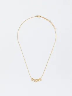 PARFOIS Exclusivo Online - Collar Personalizable Acero Coraz&oacute;n Dorado New