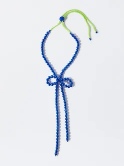 PARFOIS Exclusivo Online - Collar Largo Lazo Azul Shop