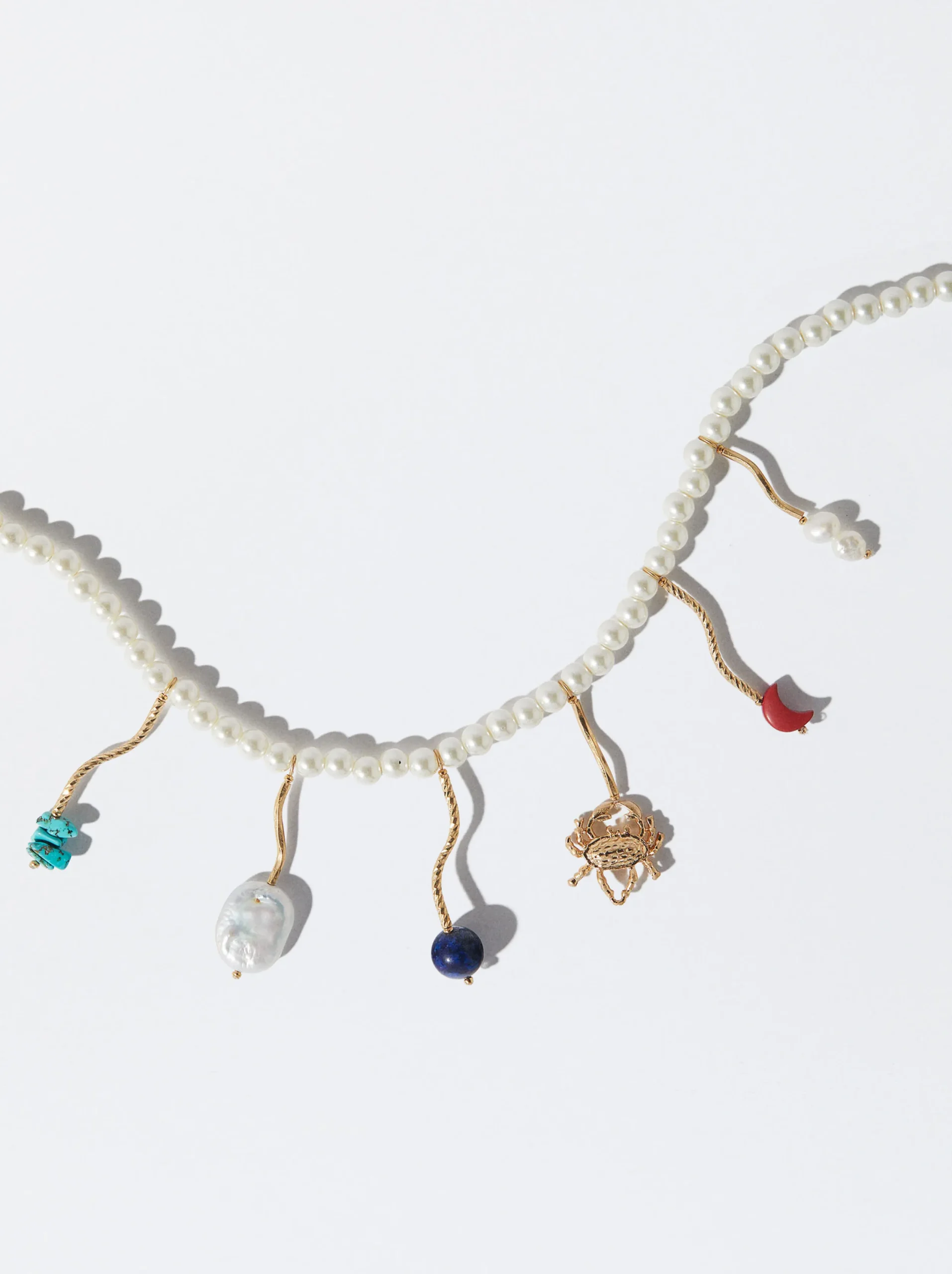PARFOIS Exclusivo Online - Collar Con Perlas De Agua Dulce Beige Store