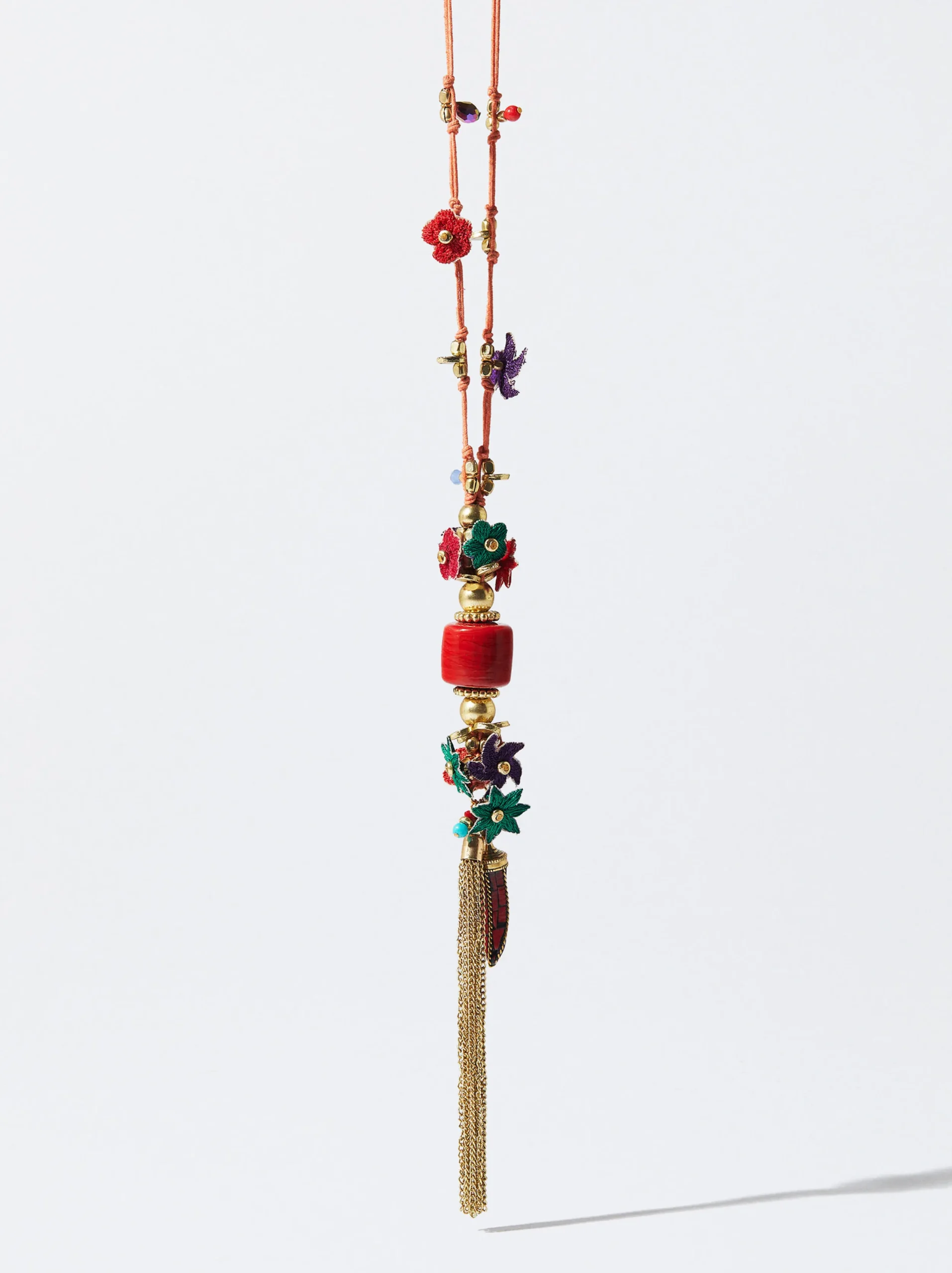 PARFOIS Exclusivo Online - Collar Con Flores Multicor Outlet