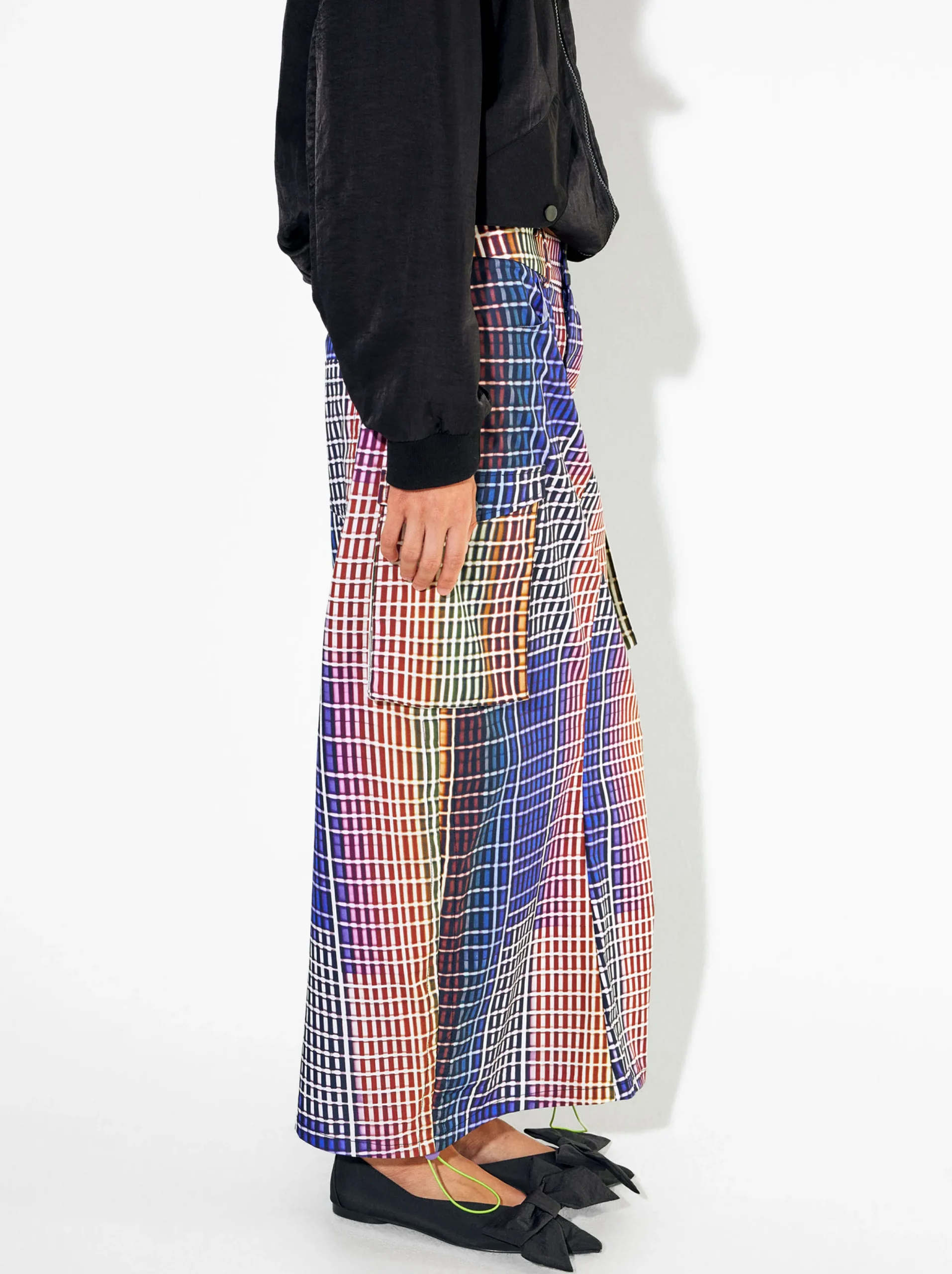 PARFOIS Exclusivo Online - Falda Larga Con Algodón Multicor Cheap