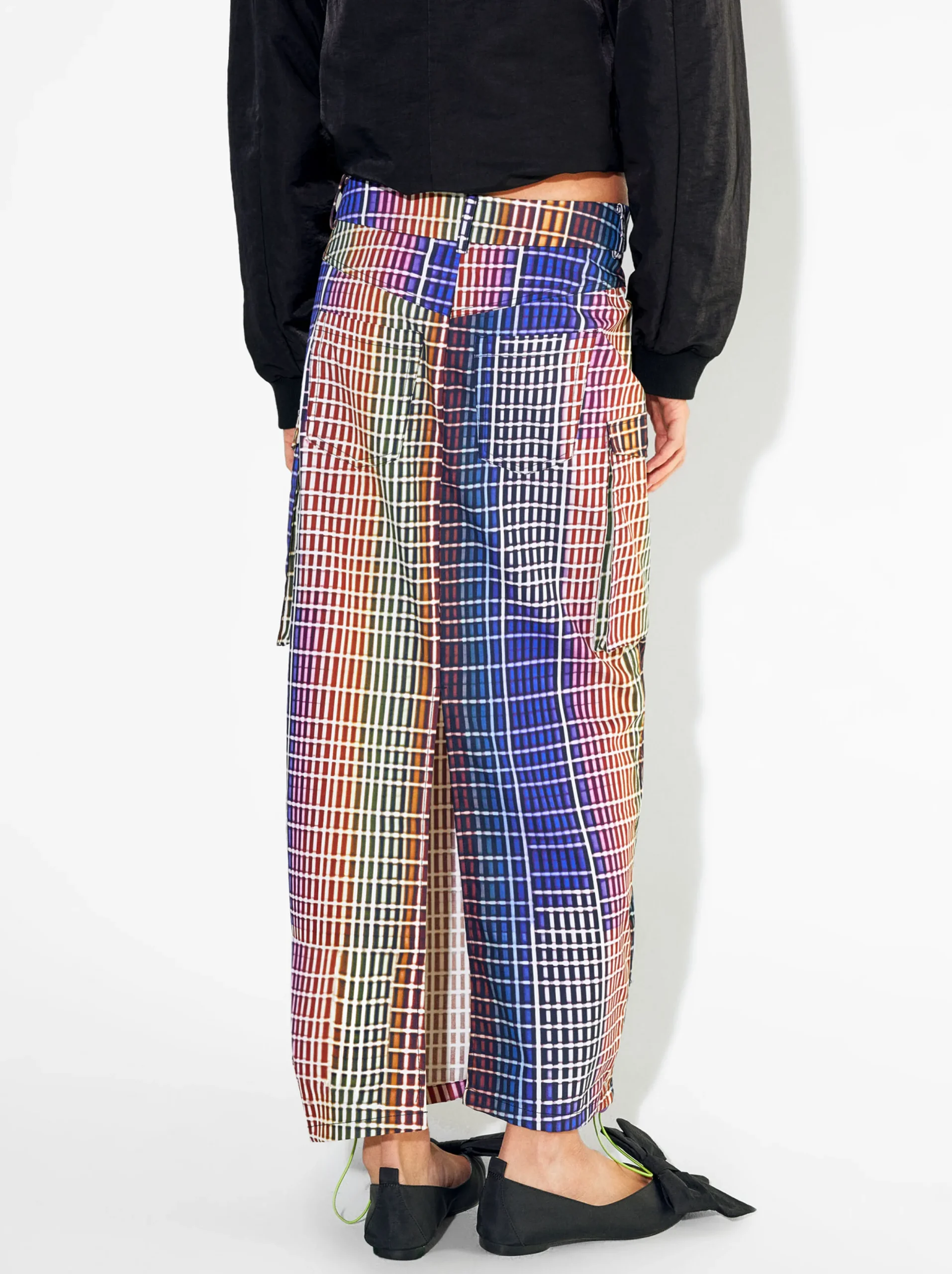 PARFOIS Exclusivo Online - Falda Larga Con Algodón Multicor Cheap