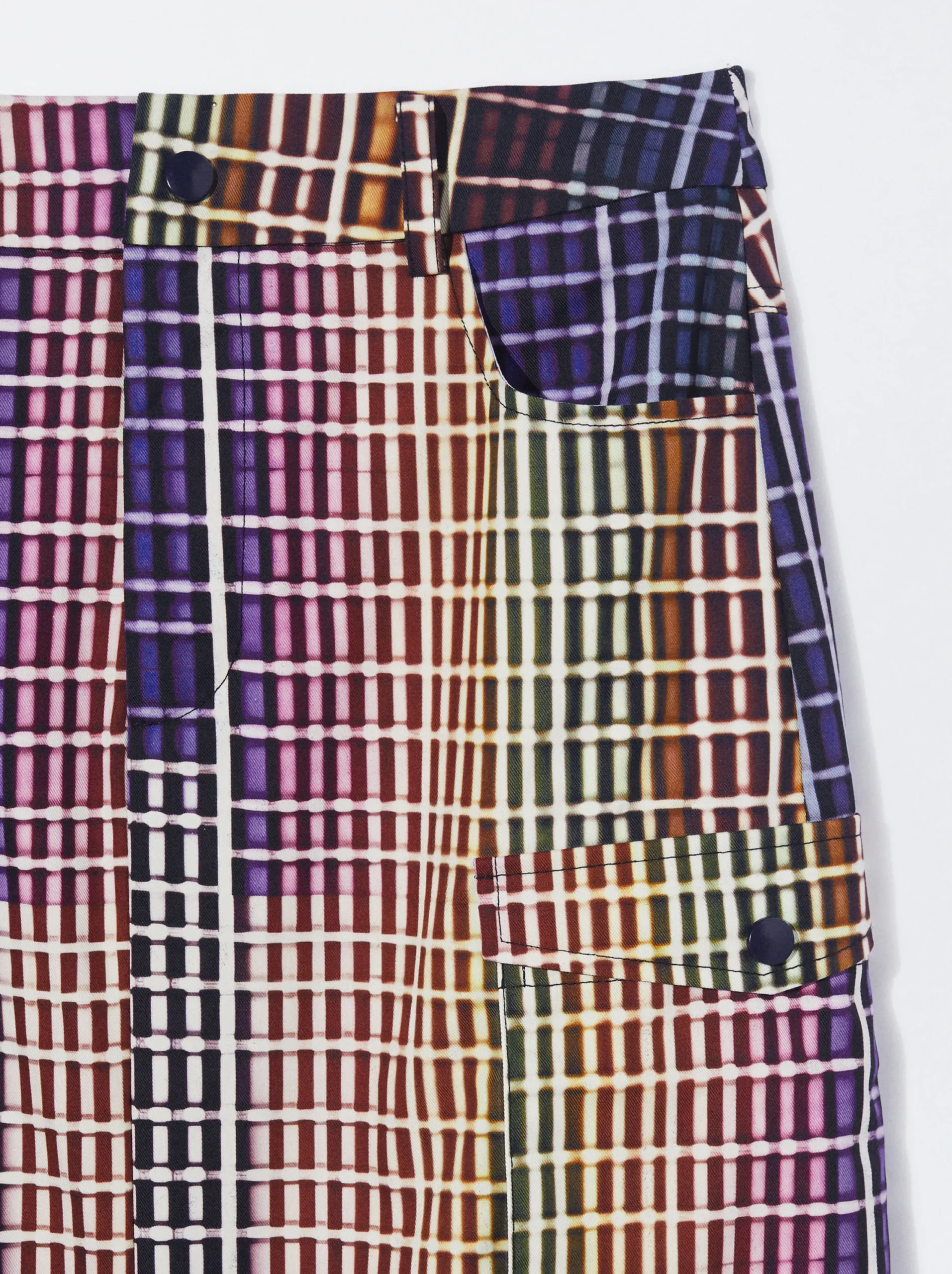PARFOIS Exclusivo Online - Falda Larga Con Algodón Multicor Cheap