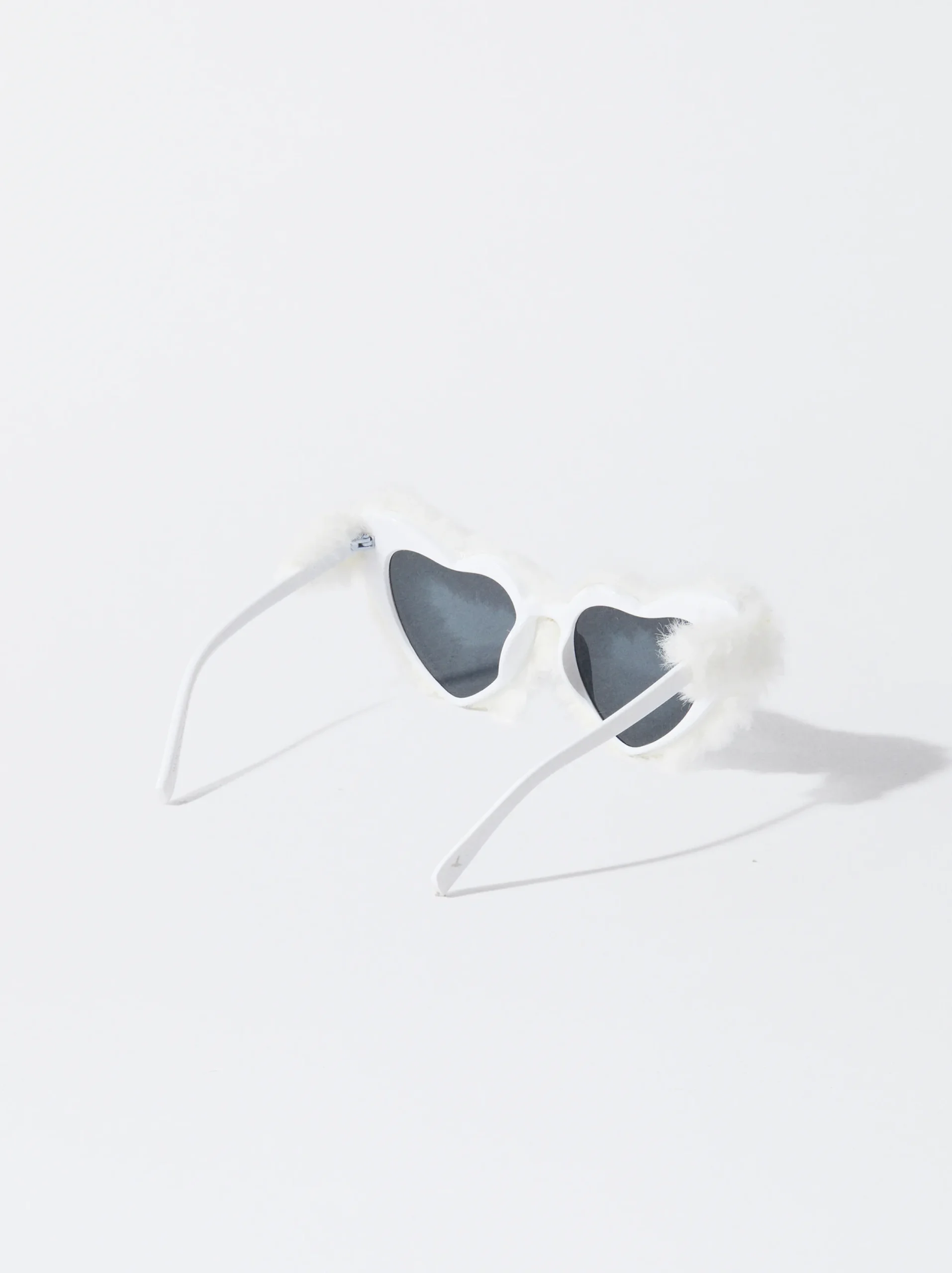 PARFOIS Exclusivo Online - Gafas De Sol Corázon Con Pelo Blanco Hot