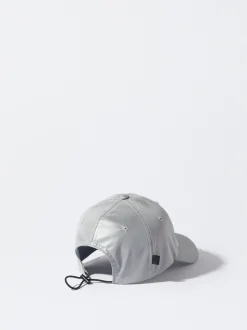 PARFOIS Exclusivo Online - Gorra Tejido Técnico Plateado Hot