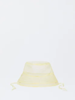 PARFOIS Exclusivo Online - Gorro Bucket Organza Amarillo Online