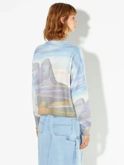 PARFOIS Exclusivo Online - Jersey De Punto Estampado Crudo Sale