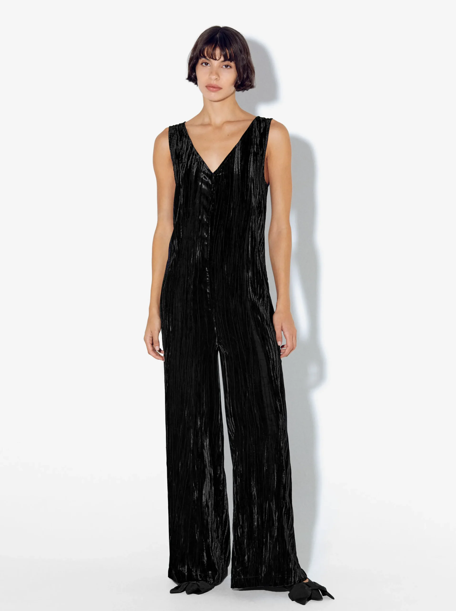 PARFOIS Exclusivo Online - Jumper De Terciopelo Negro Hot