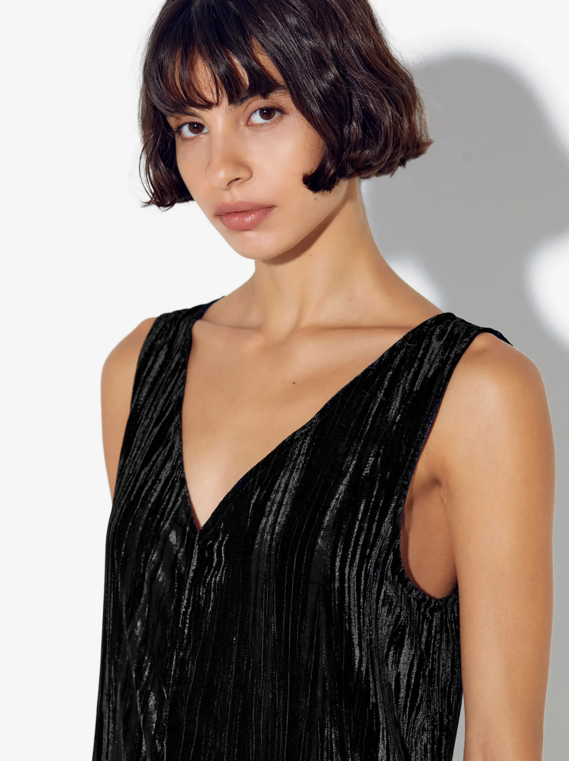 PARFOIS Exclusivo Online - Jumper De Terciopelo Negro Hot