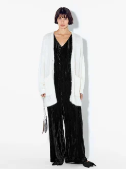 PARFOIS Exclusivo Online - Jumper De Terciopelo Negro Hot