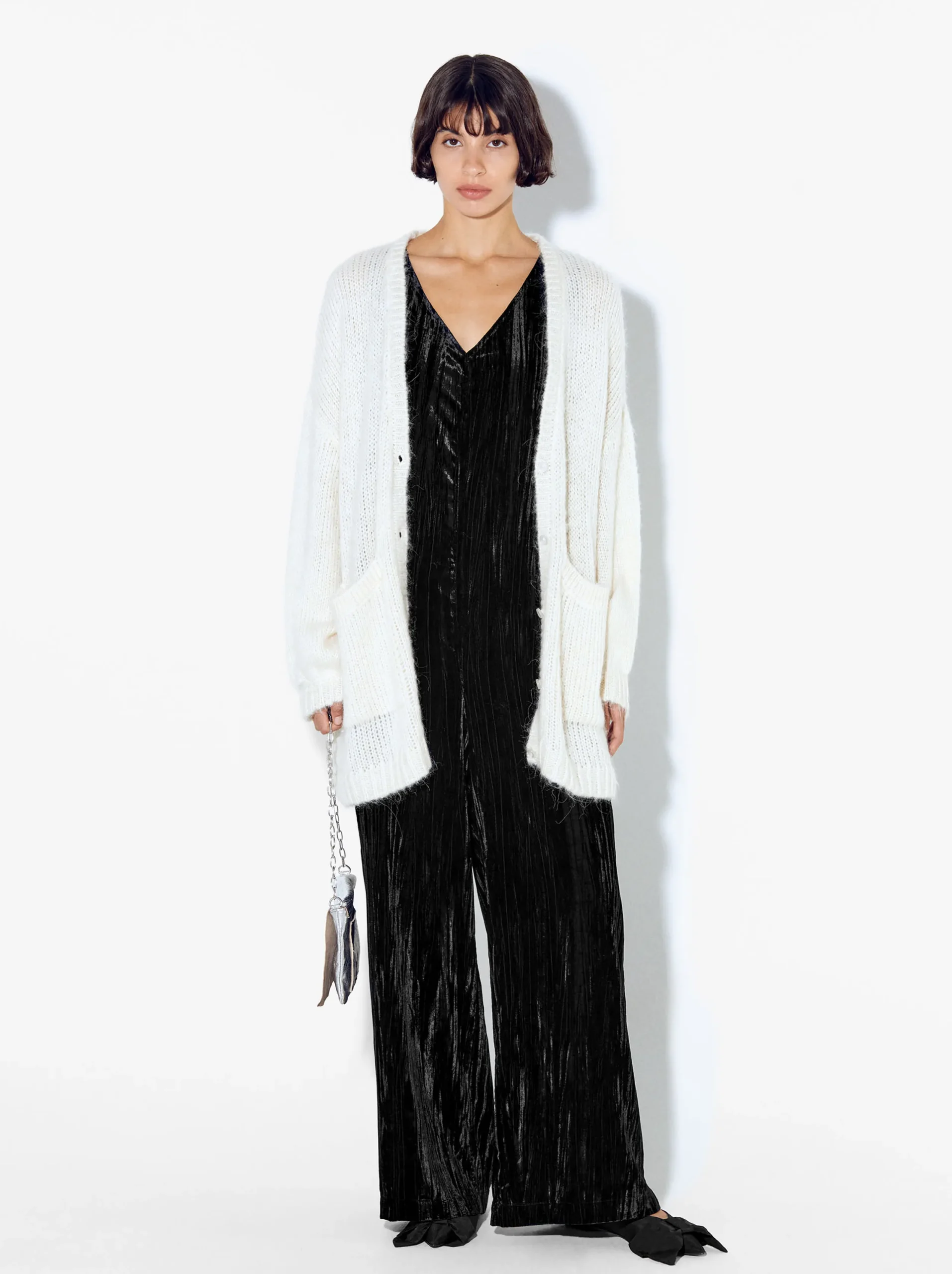 PARFOIS Exclusivo Online - Jumper De Terciopelo Negro Hot
