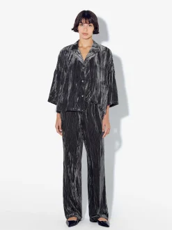 PARFOIS Exclusivo Online - Pantalón De Terciopelo Gris Cheap