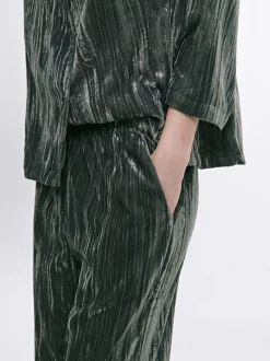 PARFOIS Exclusivo Online - Pantalón De Terciopelo Gris Cheap